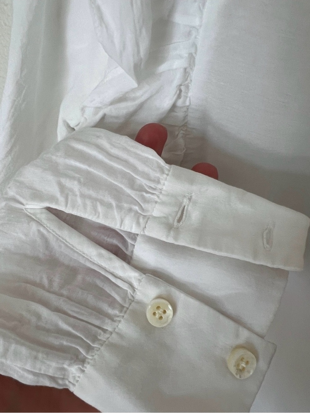 Doen White Ruffle Blouse - Picture 10 of 10